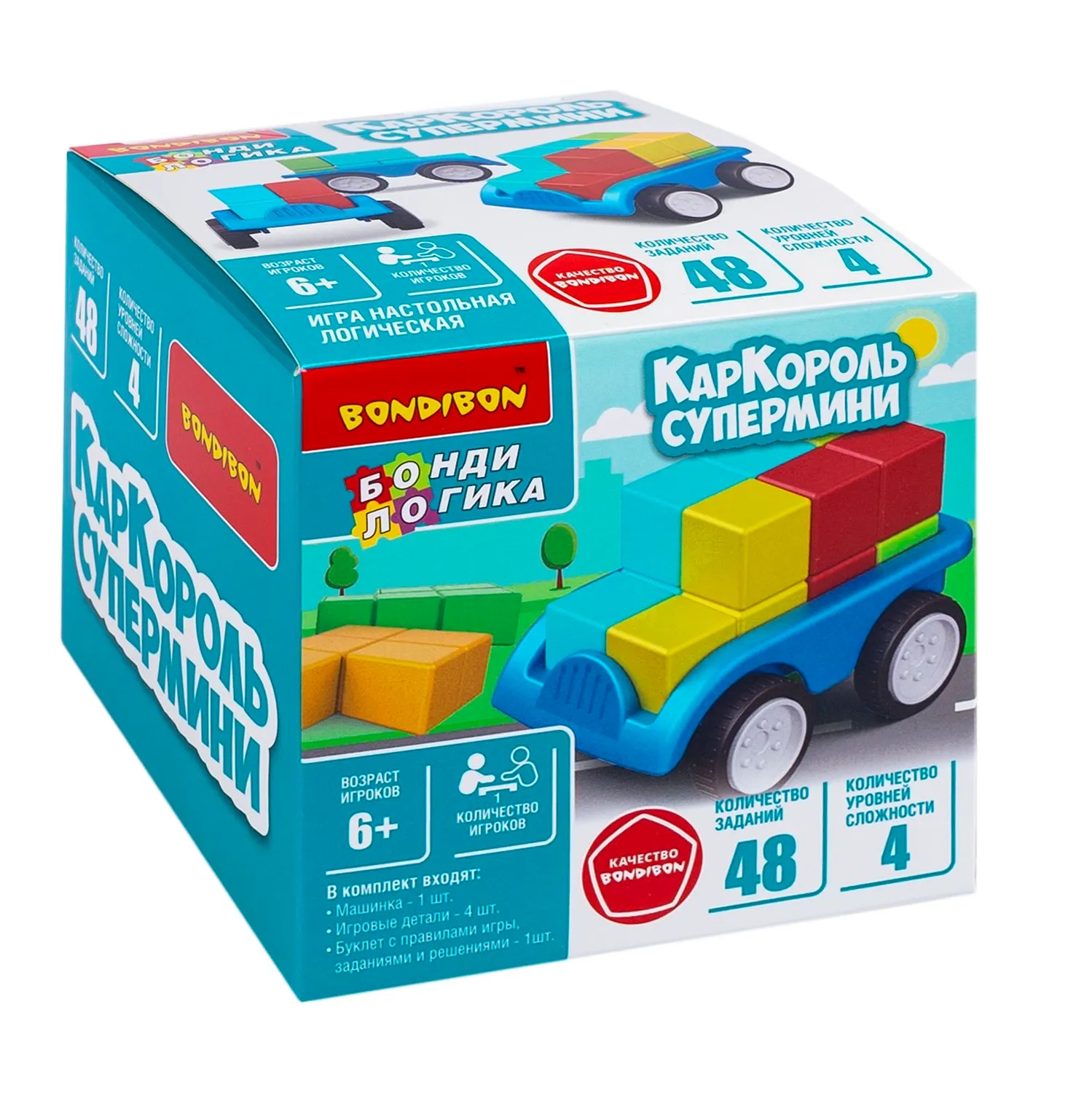 Настольная игра КарКороль супермини Bondibon - фото 1