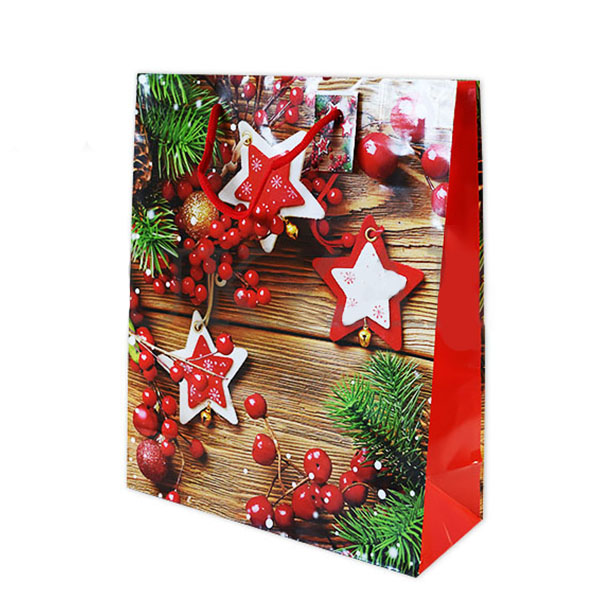 Пакет подарочный Новый год 26*32 - фото 1