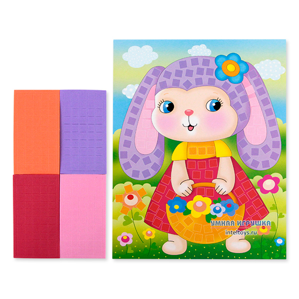 Аппликация Зайка ДК - миниатюра 3