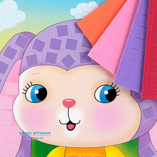 Аппликация Зайка ДК - миниатюра 4