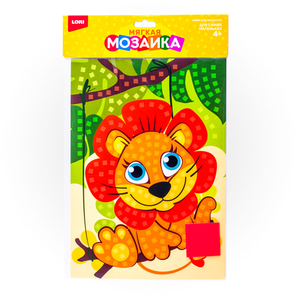 Аппликация мягкая Львёнок - фото 1