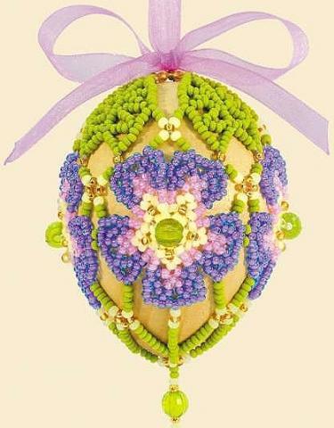 Плетение из бисера Яйцо пасхальное РИОЛИС - фото 1