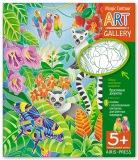  Н-р контур.раскрасок Красочные джунгли 3 шт. - фото 1