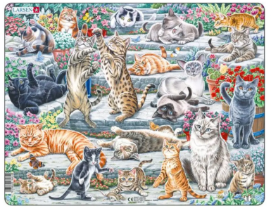 Пазл Кошки 45 дет. LARSEN - фото 1