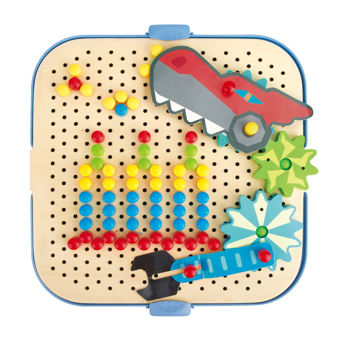 Мозаика Заводные шестеренки Hape - миниатюра 3