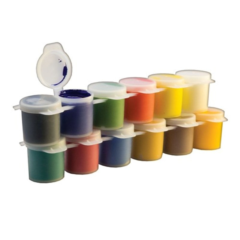 Краски Гуашь 12 цв. Классика блок-тара ЛУЧ - миниатюра 6