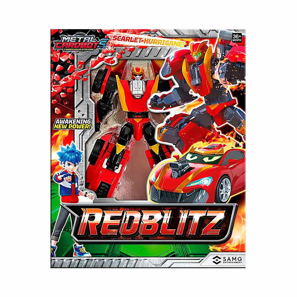 Трансформер Метал Кард Бот Рэдблиц 22см S2 - фото 1