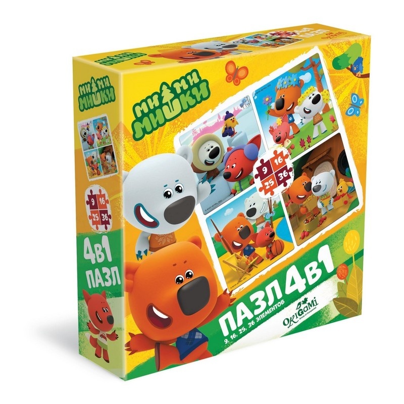 Пазл 4в1 Мимимишки Времена года - фото 1