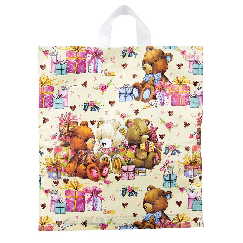 Пакет прорубной Корзина роз 31*40 - миниатюра 2