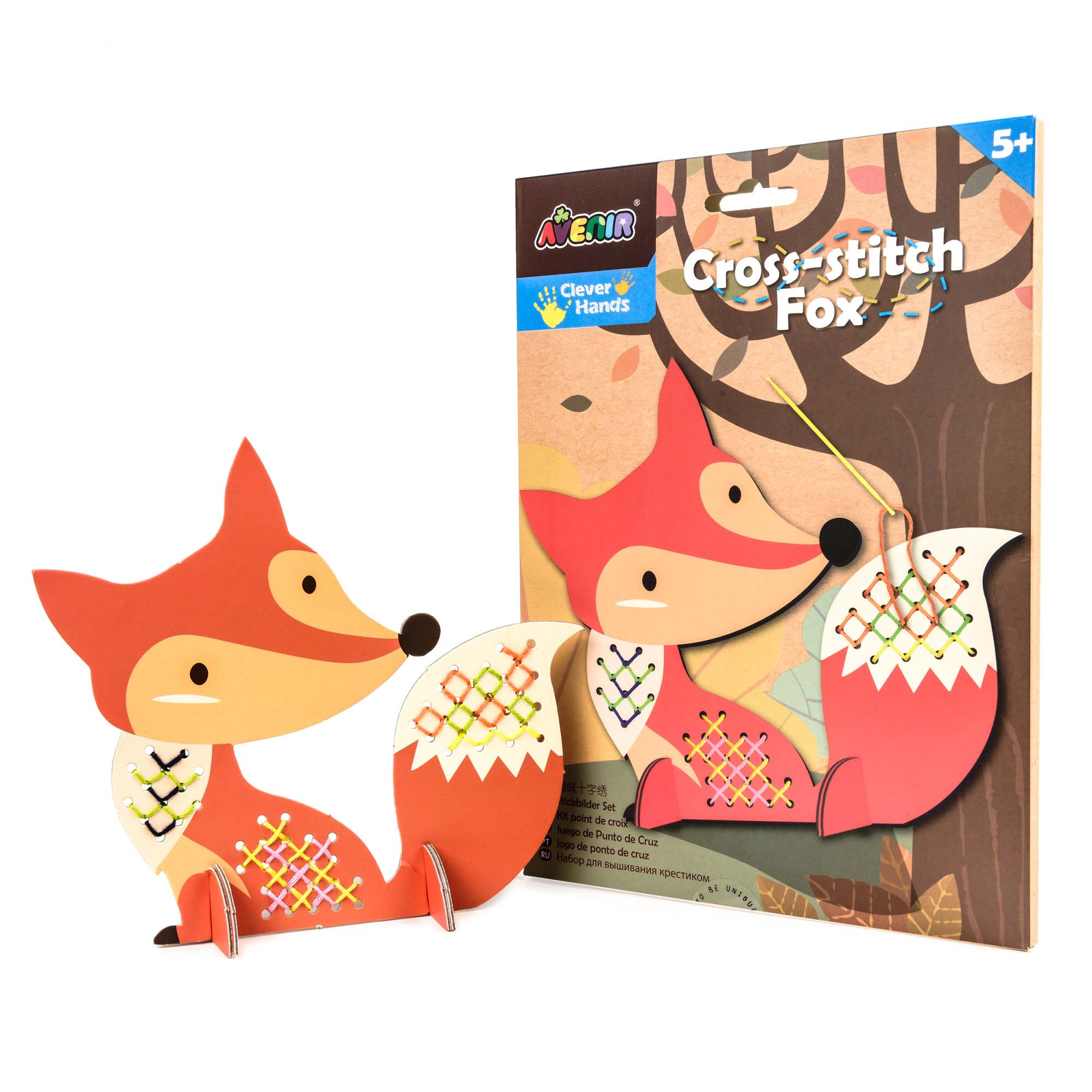 Вышивка крестиком Лиса - фото 1