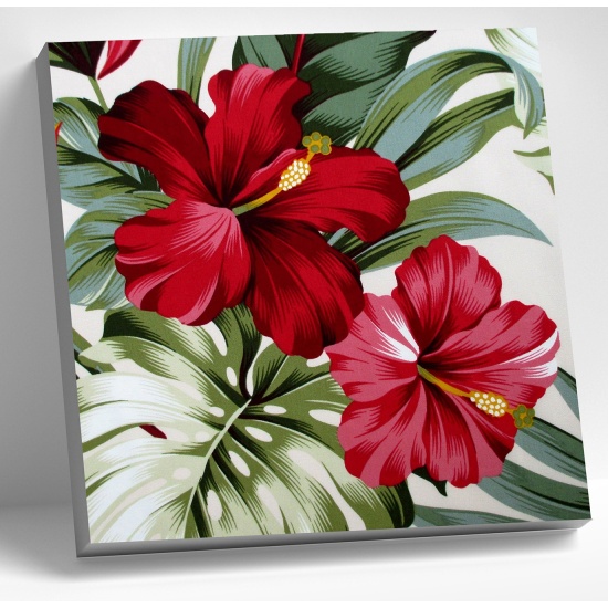 Картина стразами 30*30 Гибискус Molly - фото 1