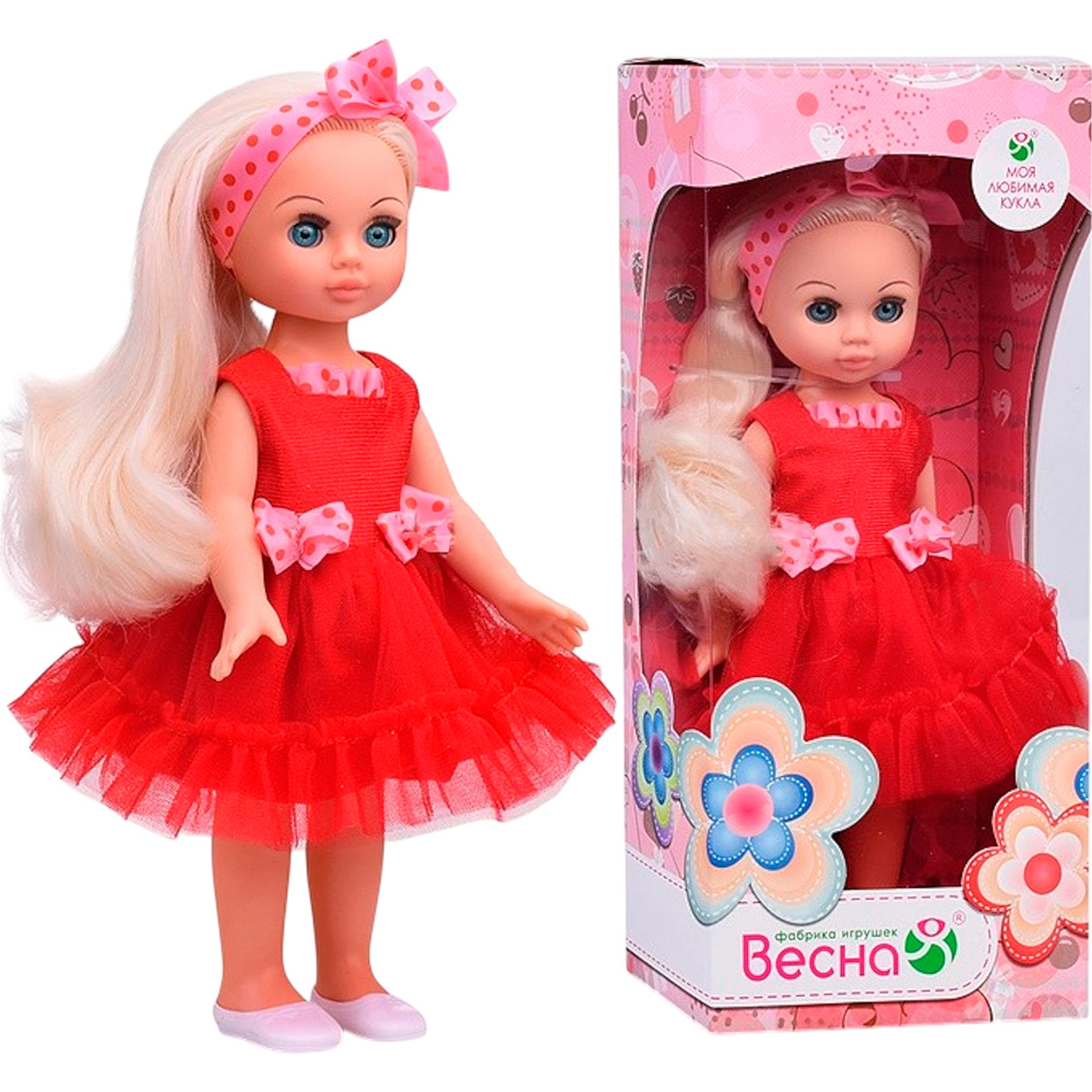 Кукла Эля 6 праздничная 30см Весна - фото 1