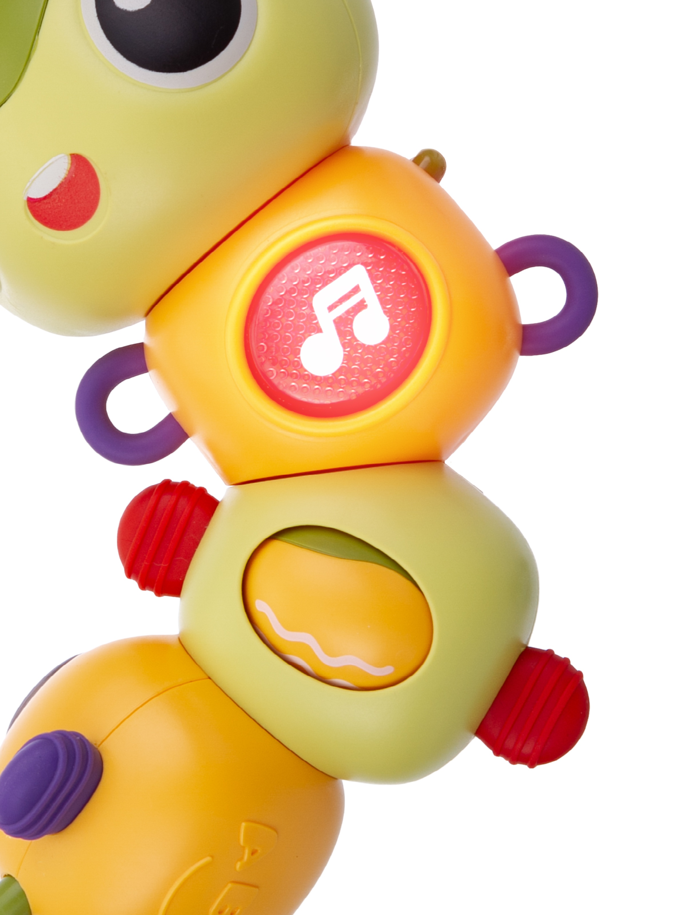 Игрушка развивающая Гусеничка свет, звук Elefantino - фото 1