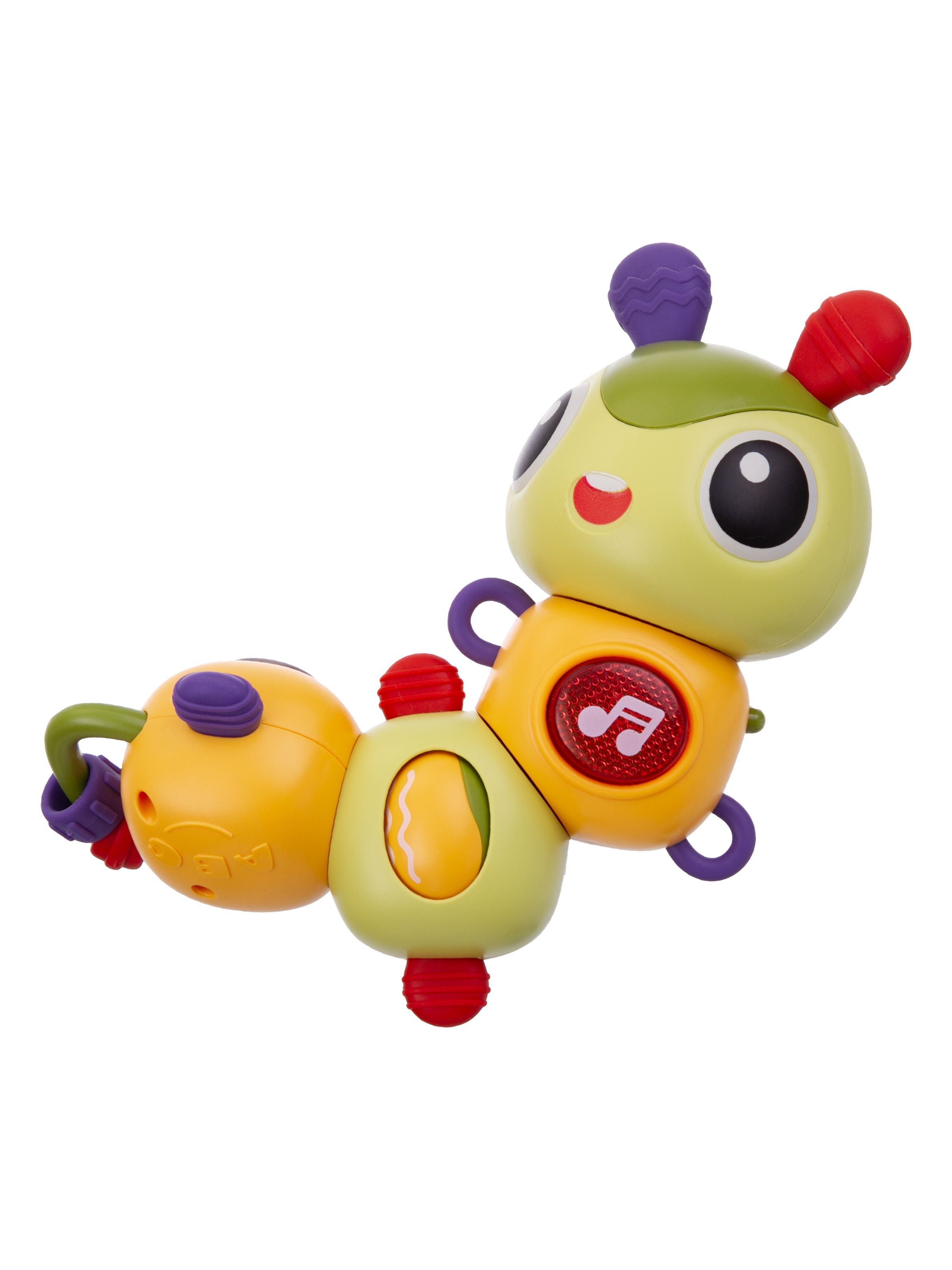 Игрушка развивающая Гусеничка свет, звук Elefantino - миниатюра 2