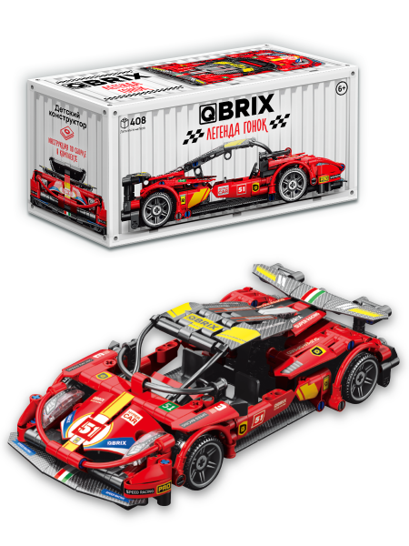 Конструктор QBRIX Легенда гонок 408дет. - фото 1