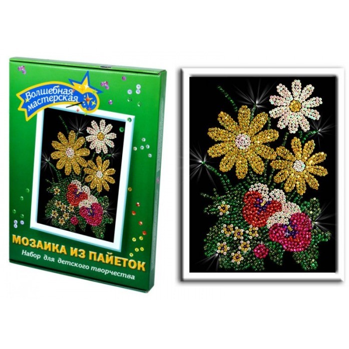 Картина из пайеток Букет - фото 1