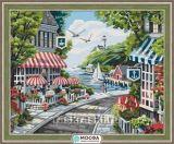  Картина по номерам 40*50 Прибрежное кафе - фото 1