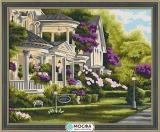  Картина по номерам 40*50 Усадьба - фото 1