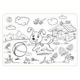 Коврик-раскраска Собачка - фото 1