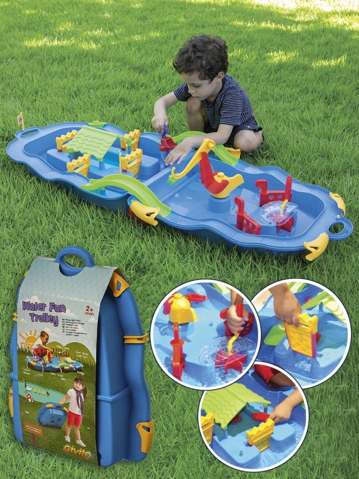 Набор для игры с водой Мой город в чемодане Givito - фото 1