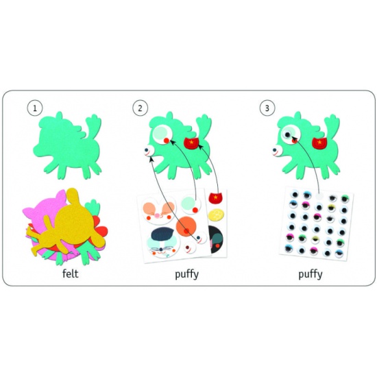 Аппликация Животные DJECO - фото 1