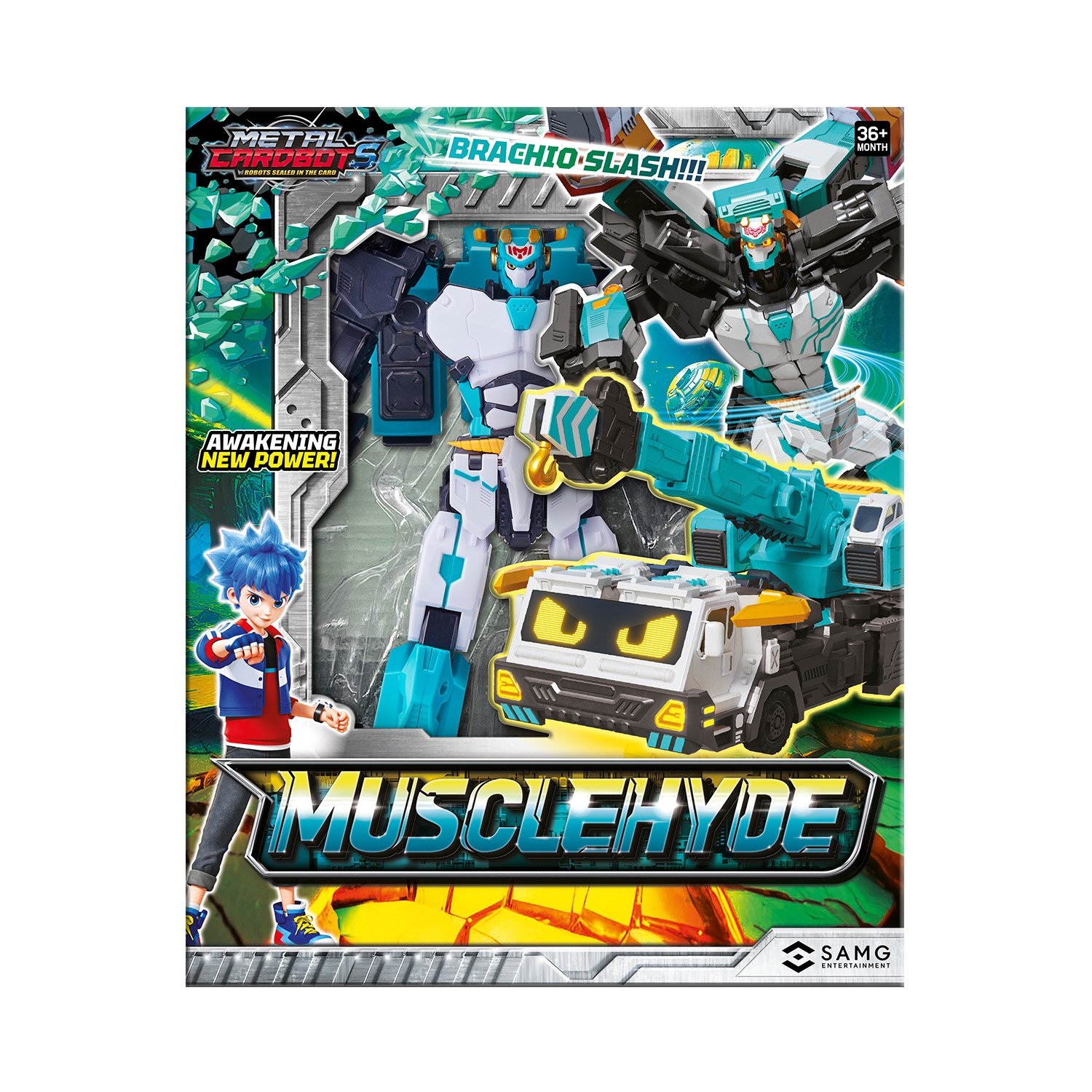 Трансформер Метал Кард Бот Маслхайд 23см S2 - фото 1