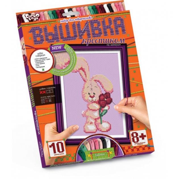 Вышивка крестиком Зайчик - фото 1