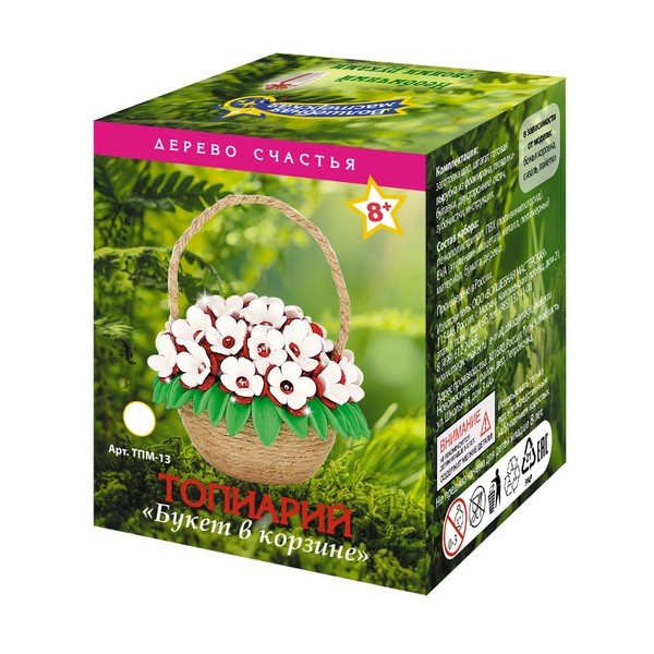 Топиарий Букет в корзине - фото 1