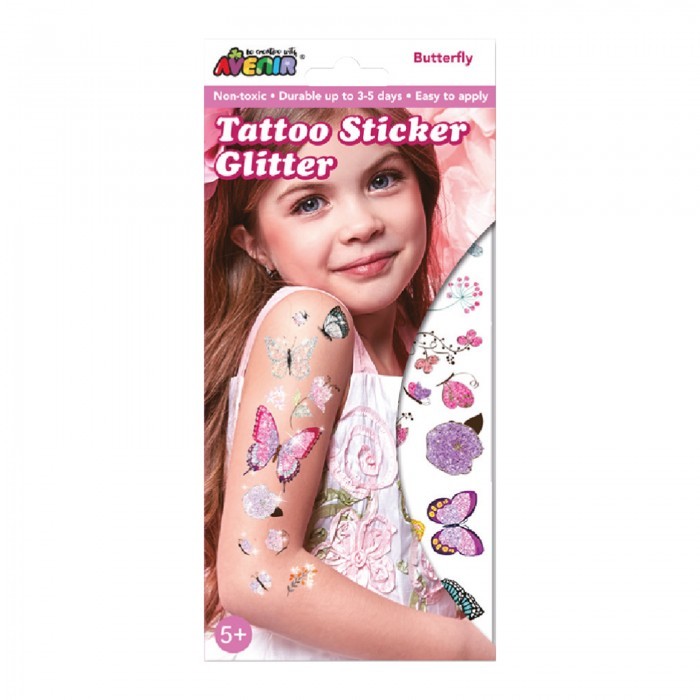 Тату с блеском Бабочки - фото 1