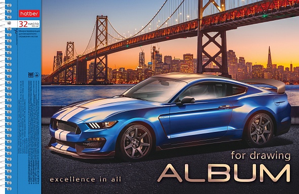 Альбом для рисования 32л. Ассорти Hatber - миниатюра 4