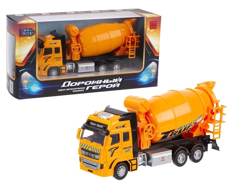 Машина инерционная Бетономешалка (свет, звук) BeBoy - фото 1