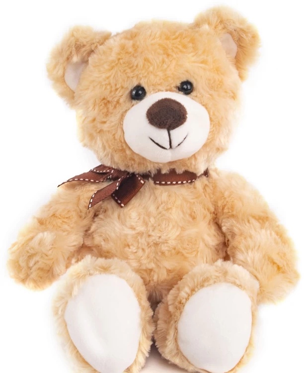 Мягкая игрушка Мишка с бантиком 33см Button Blue - фото 1