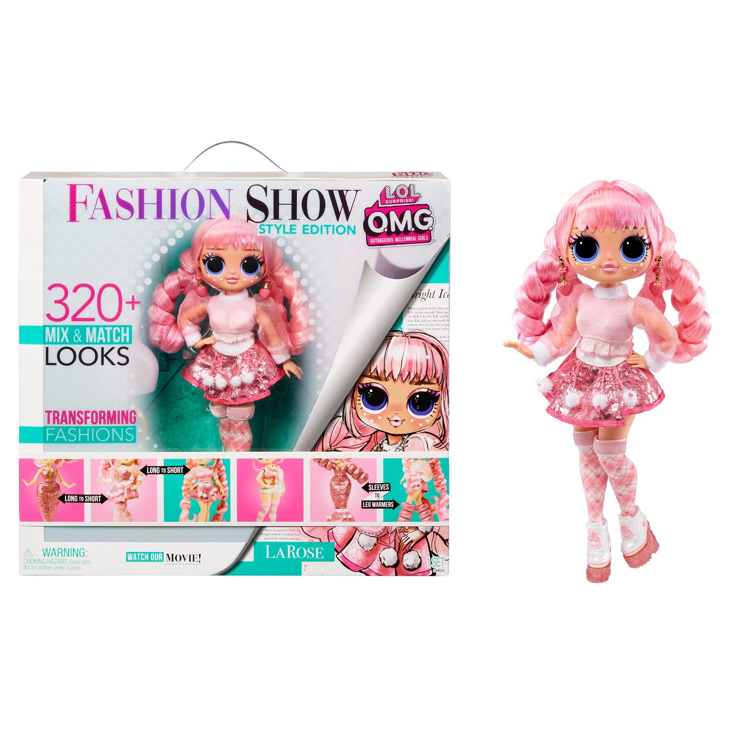 Кукла - сюрприз LOL ОМГ Fashion Show Ла Роуз - фото 1