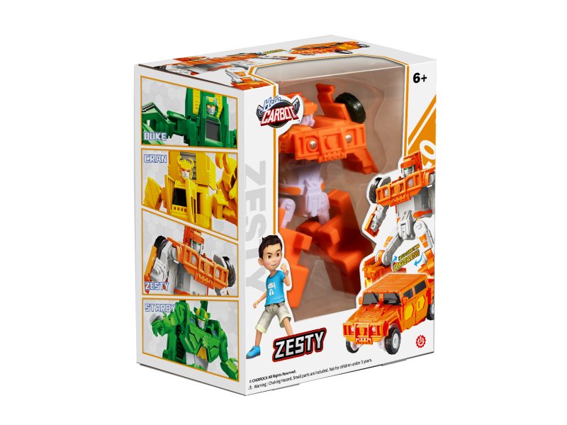 Трансформер Карбот Zesty 8см S5 - миниатюра 2