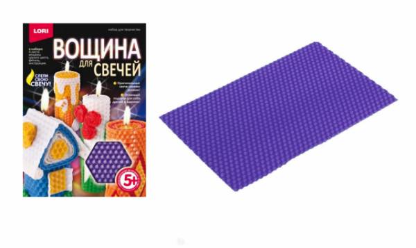 Вощина для свечей фиолет. - фото 1