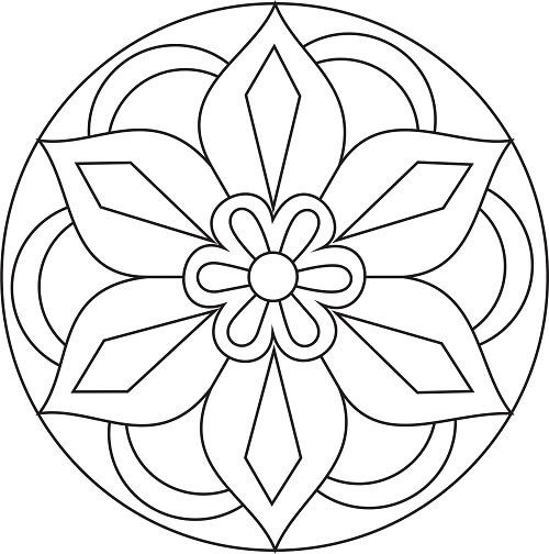Трафарет Мандала №5 - фото 1