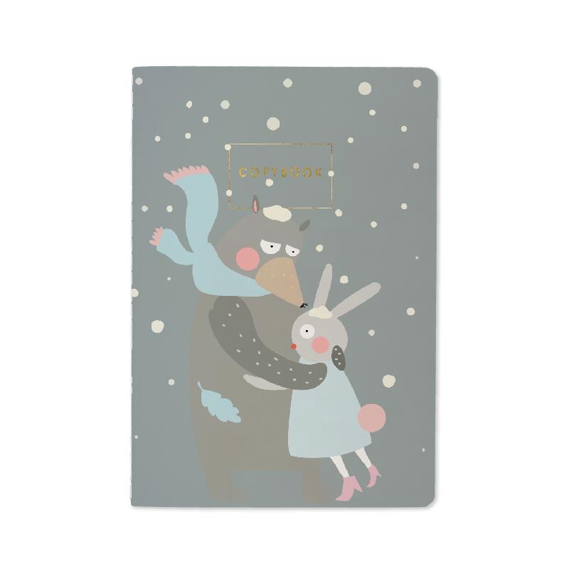 Тетрадь 40л. клетка Обнимашки Bruno Visconti - фото 1