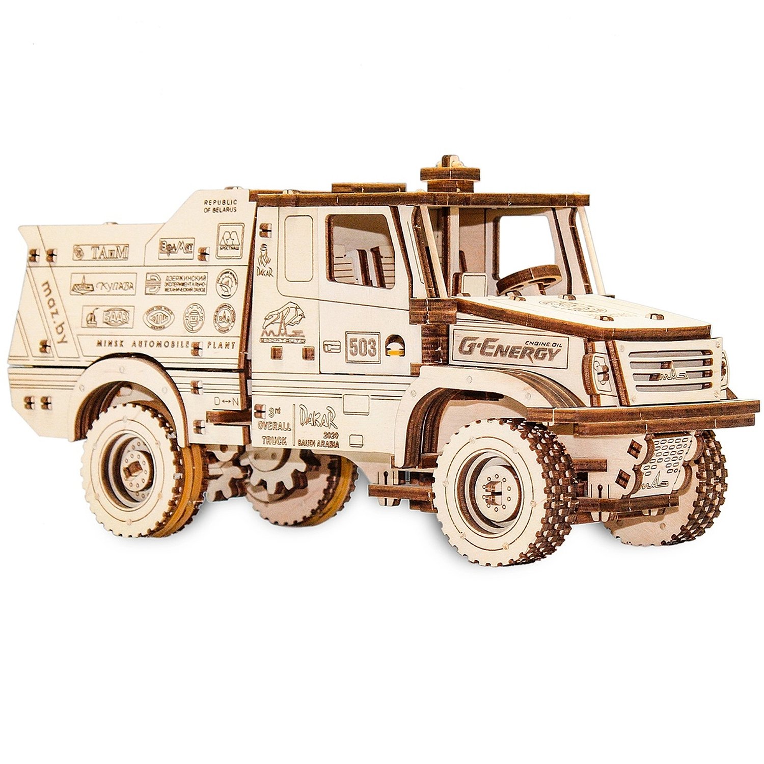 Конструктор деревянный 3D - фото 1