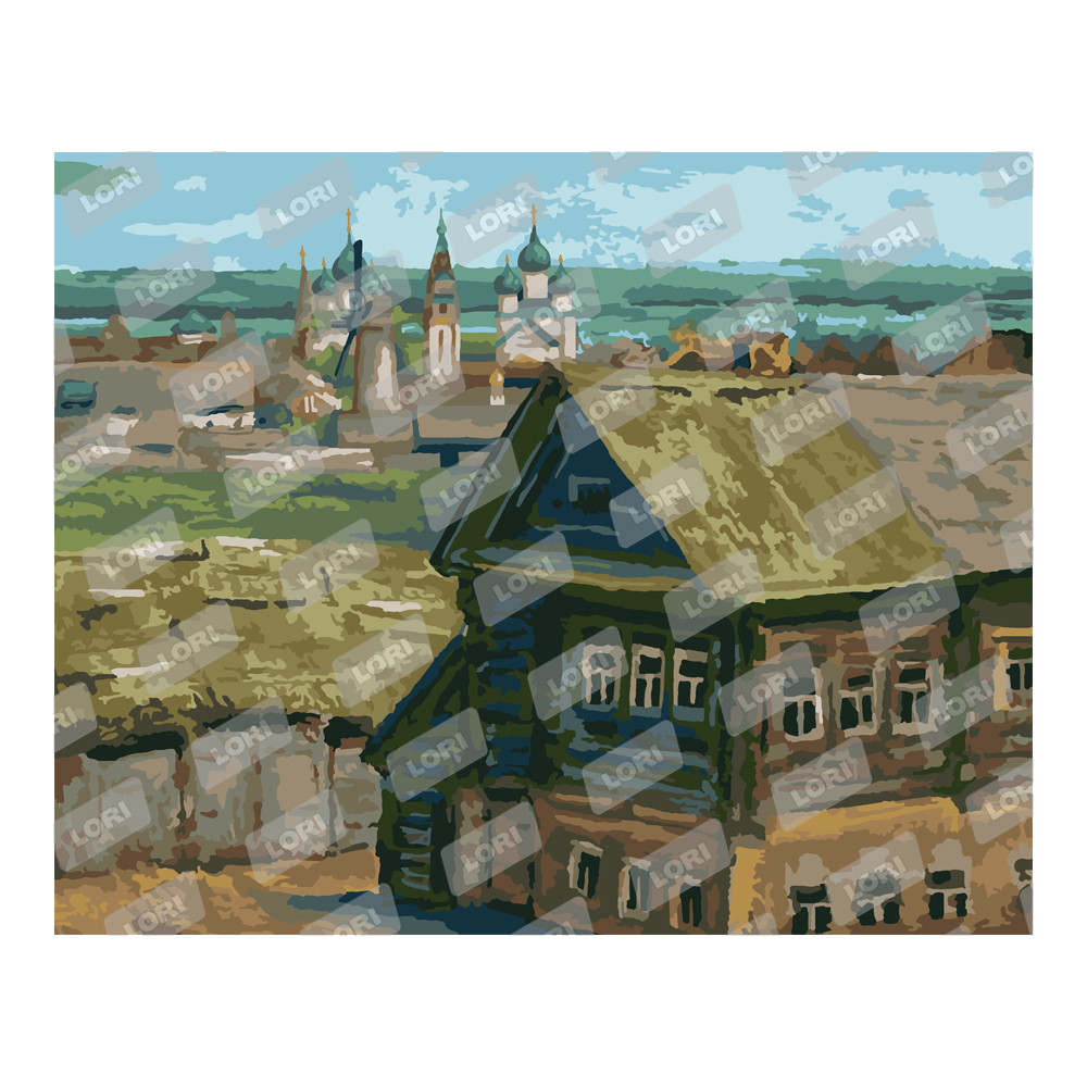 Картина по номерам 40*50 Ярославль. Слобода Коровники - фото 1