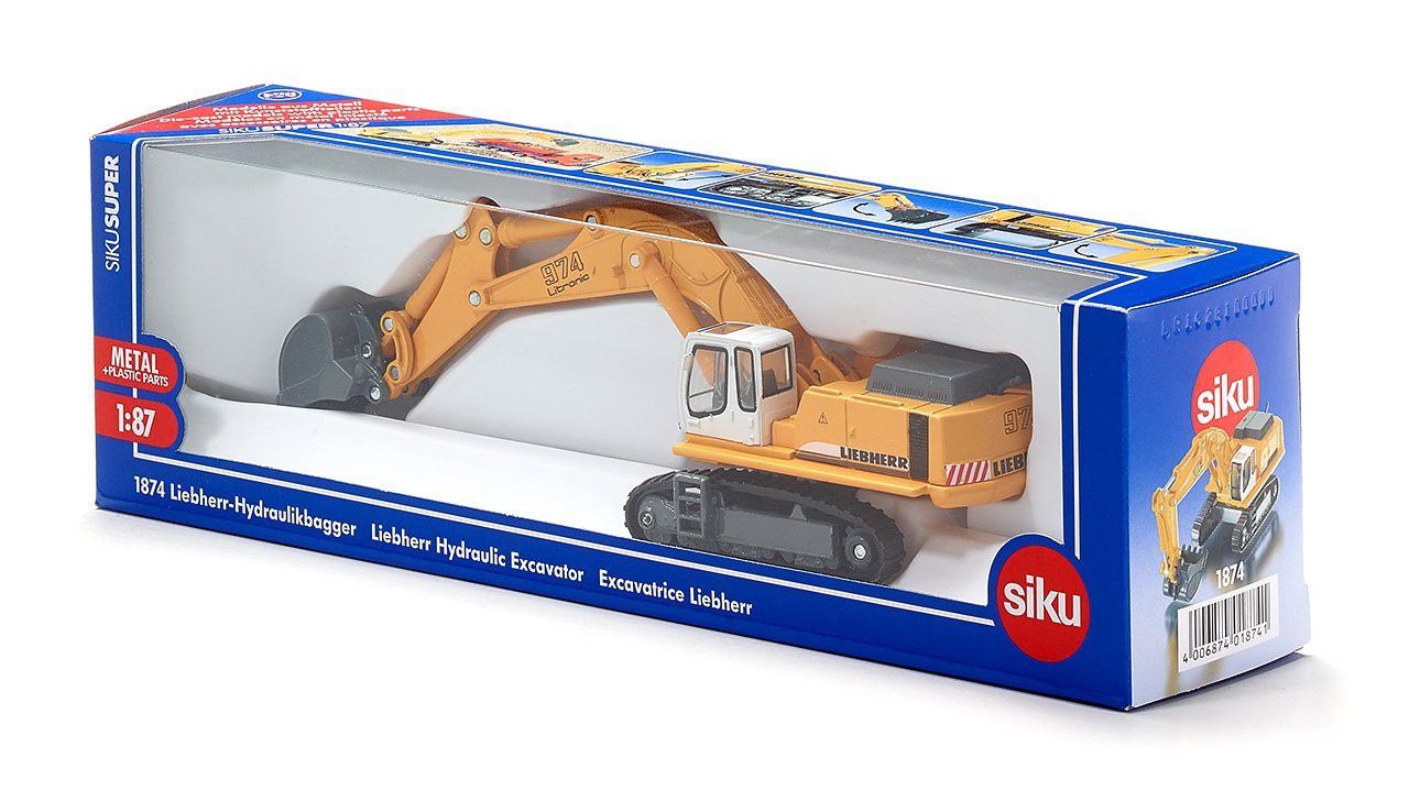 Машина металлическая Экскаватор гидравлический Liebherr SIKU