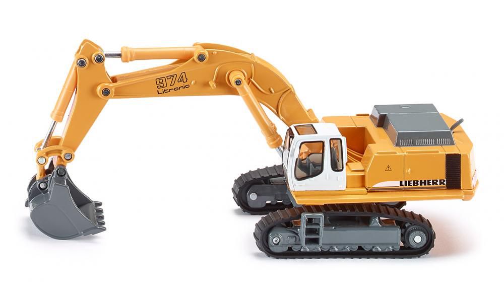 Машина металлическая Экскаватор гидравлический Liebherr SIKU, фото 2