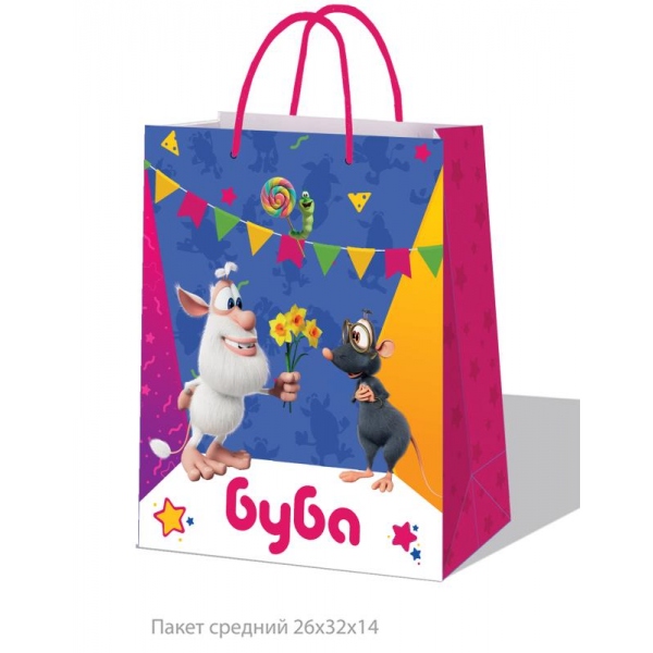 Пакет подарочный Буба 26*32*14 - фото 1