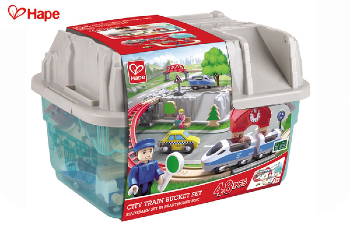 Железная дорога Городской поезд Hape - миниатюра 2