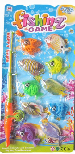 Рыбалка удочка + 10 рыбок 325-A42  - фото 1
