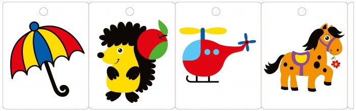 Развивающие карточки Развиваем зрение от 6 месяцев до 1 года - миниатюра 2