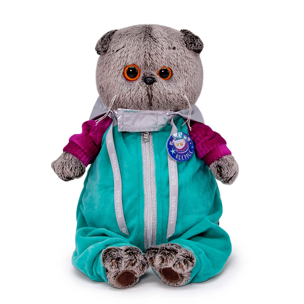 Мягкая игрушка Басик в комбинезоне Космос - миниатюра 2