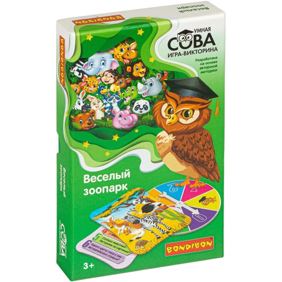 Настольная игра Викторина Веселый зоопарк Bondibon - фото 1