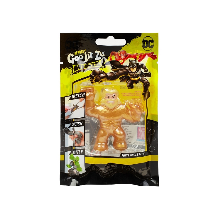 Тянущаяся фигурка Мини - Аквамен золотой DC Гуджитсу - миниатюра 2