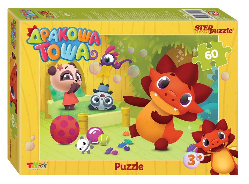 Пазл 60 Дракоша Тоша Step - фото 1