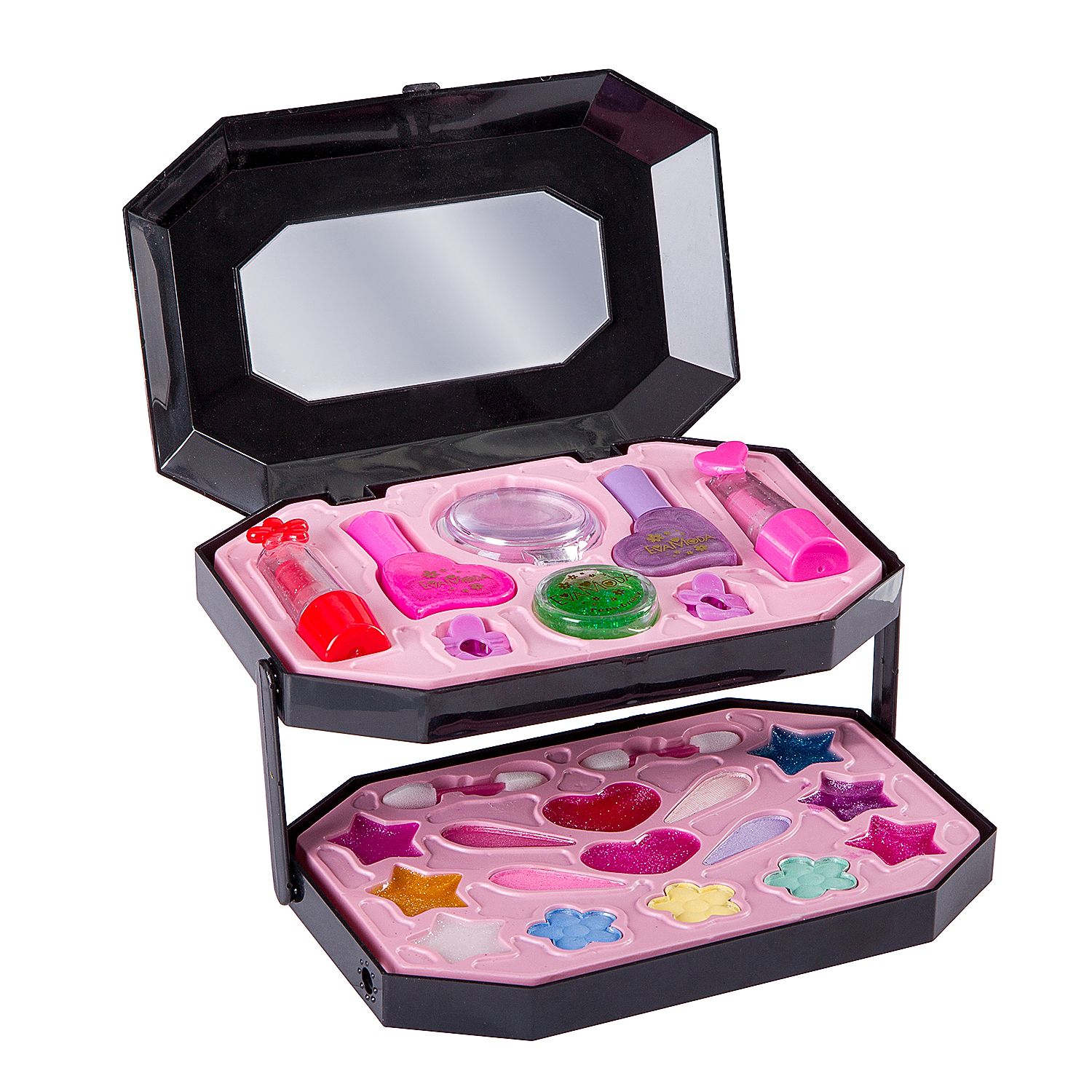 Косметика для девочек (косметичка, тени, блеск, помада, лак) Bondibon - фото 1